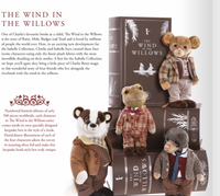 Isabelle Collection Badger (From the Wind in the Willows Series) Limited Edition Set of 4 Characters